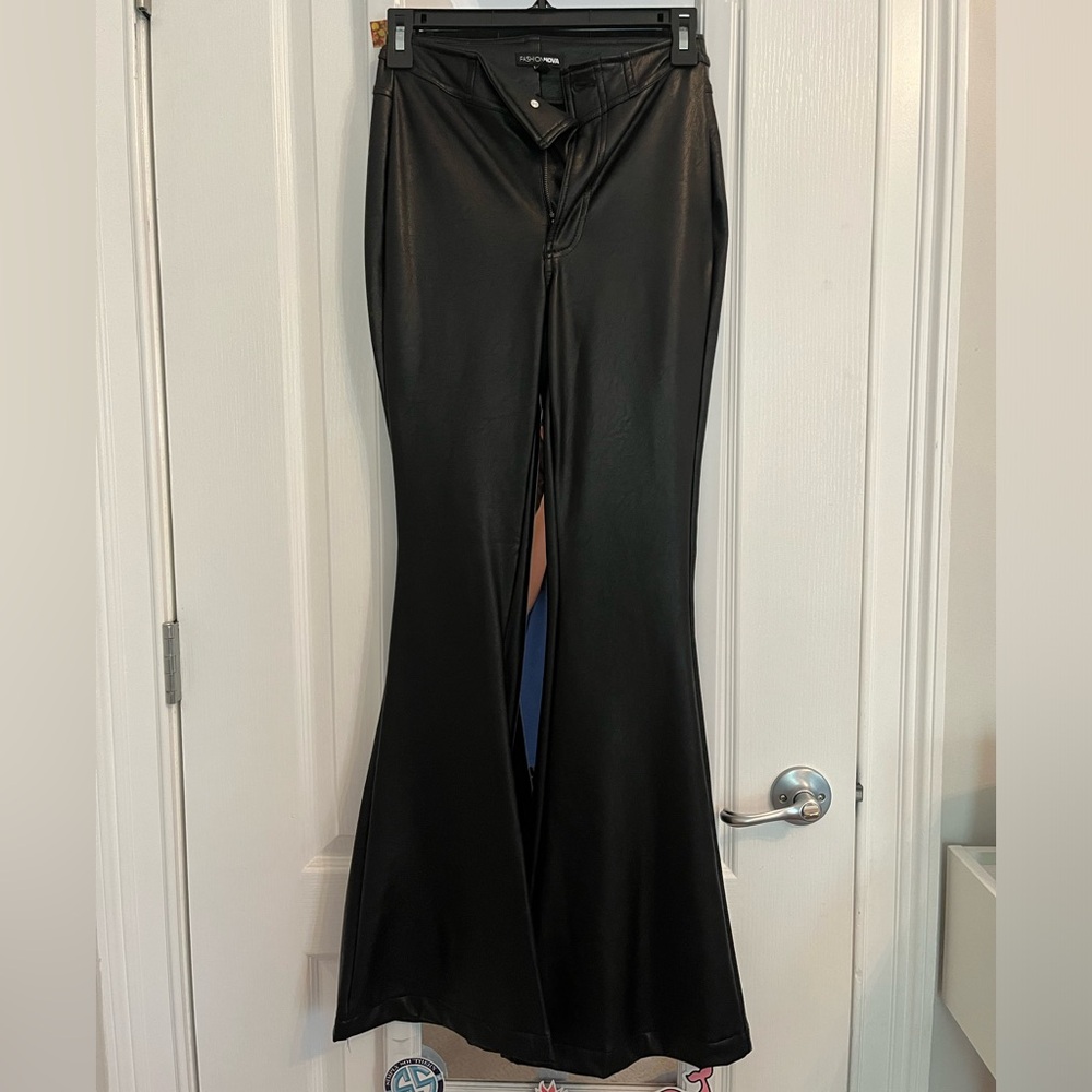 Fashion nova leather pants